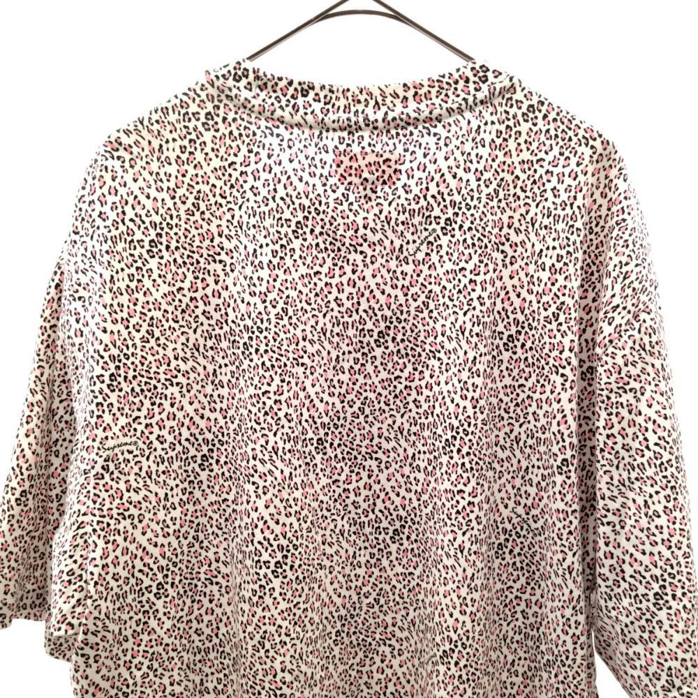シュプリーム 22SS スモールボックスロゴTシャツ ピンクレオパード カットソー ピンク Lサイズ_画像4