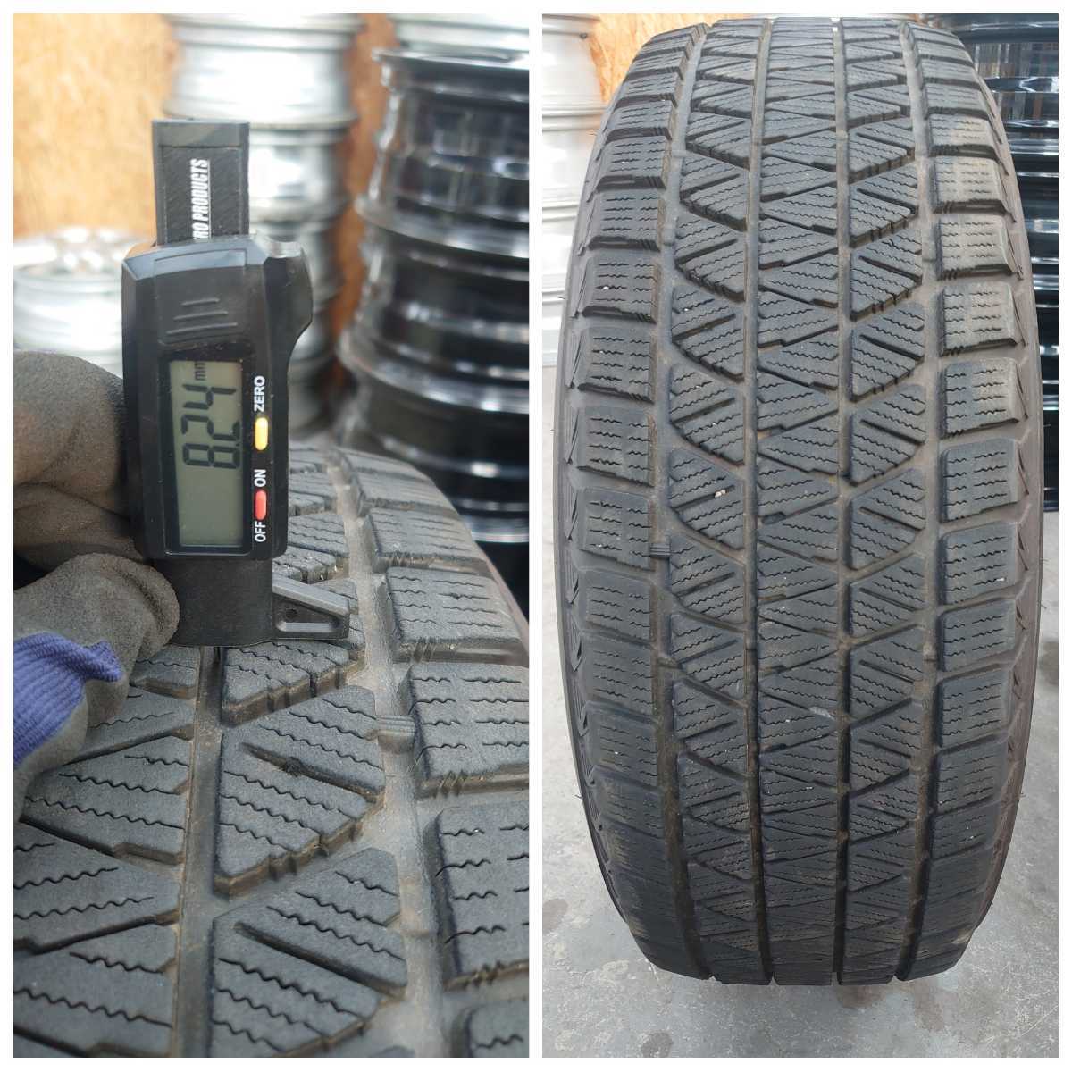 バリ山】235/65R17 BRIDGESTONE BLIZZAK DM-V3 20年製造 4本セット