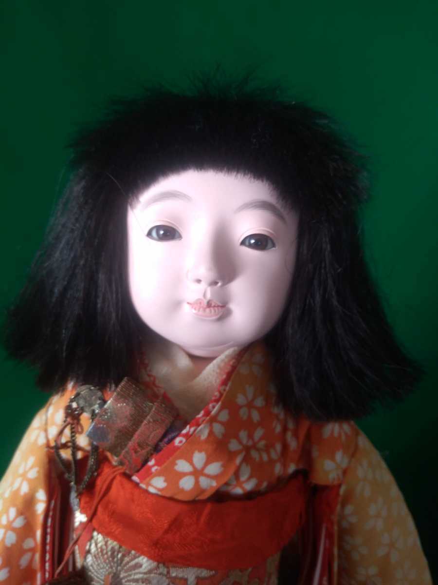 c0415 可愛らしい市松人形 女の子人形 日本人形-