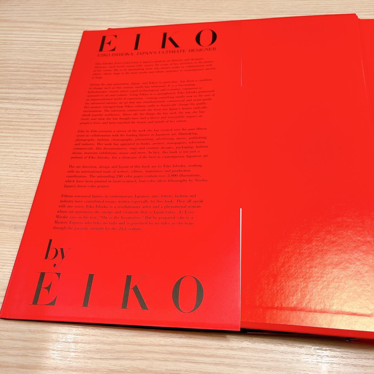 62%OFF!】 風姿花伝 EIKO BY 石岡瑛子 著 求龍堂 1983年 初版 catalogo