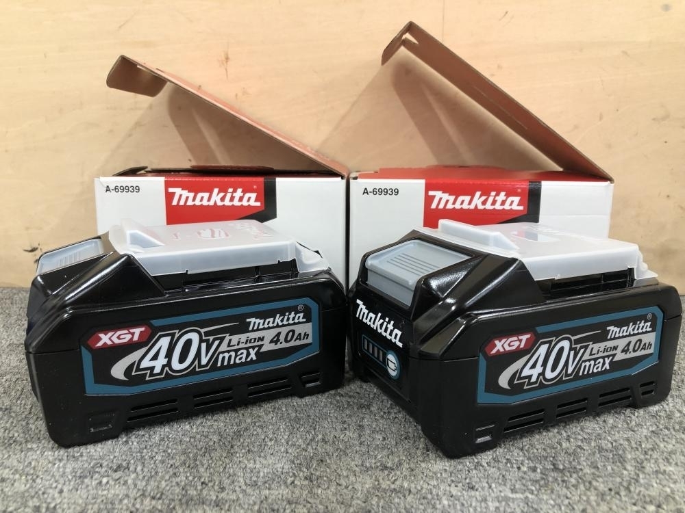 003☆未使用品・即決価格☆ マキタ 40Vmaxバッテリ 2個 BL4040