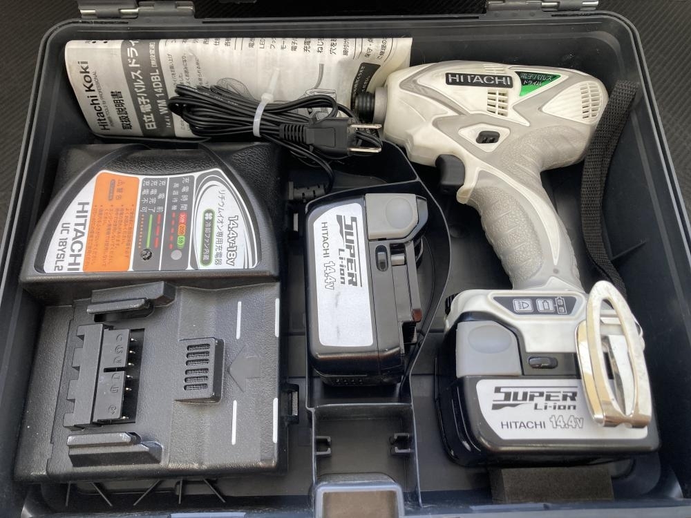 HiKOKI(日立工機)電子パルスドライバー WM14DBL(NN)セット売り | www