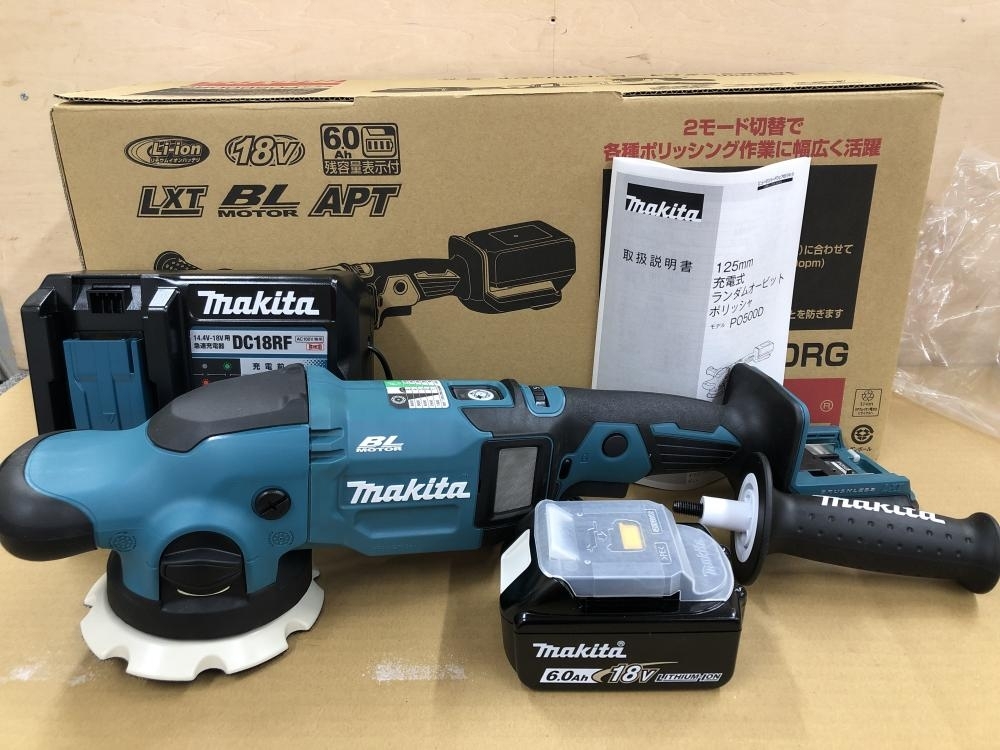 003☆未使用品・即決価格☆ マキタ 125mm充電式ランダムオービット