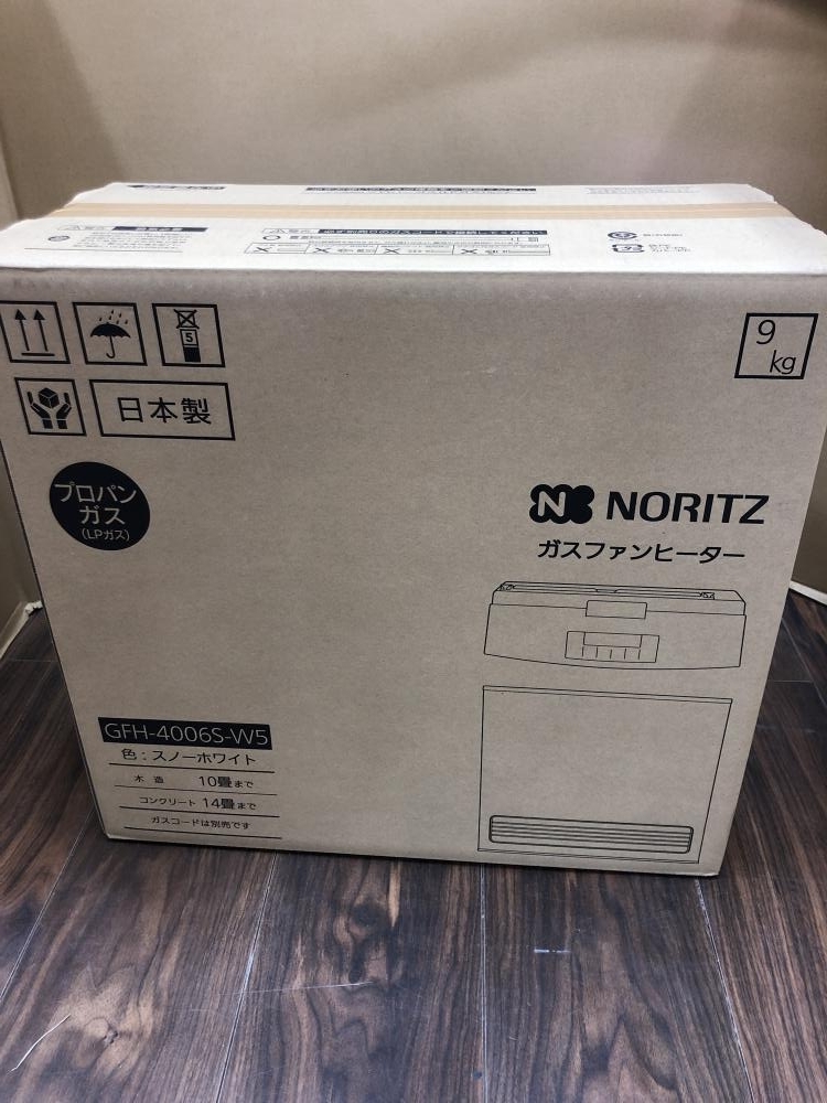 006□未使用品・即決価格□ノーリツ ガスファンヒーター GFH-4006S-W5