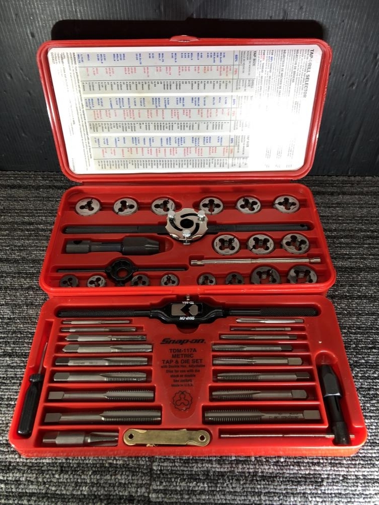 Snap-on スナップオン タップ&ダイスセット ミリ TDM-117A | www