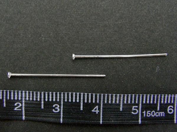 パーツ Tピン0.6×26mm 古代銀 【100個入】 6000116☆_画像4