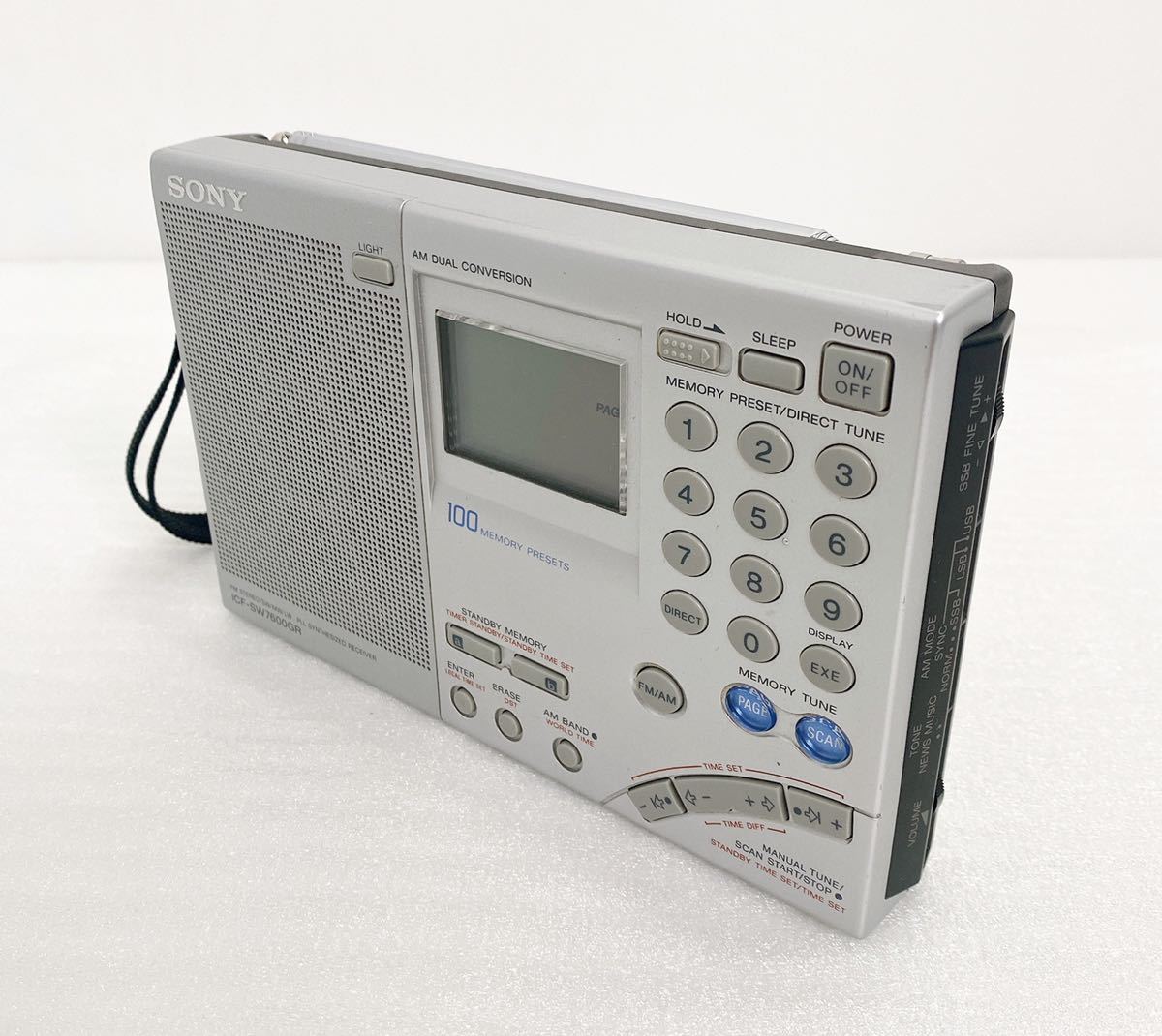 国内正規□ SONY ICF-SW7600GR FMラジオ - オーディオコンポーネント
