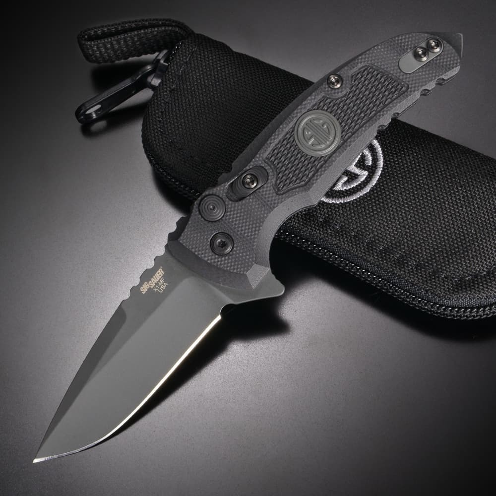 本物の マイクロフリップ X1 SAUER SIG 折りたたみナイフ HOGUE 2.75
