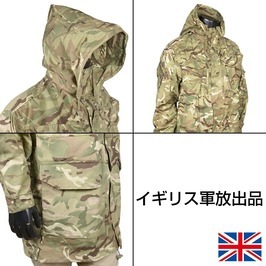 イギリス軍放出品 マウンテンパーカー 裏地メッシュあり MTPカモ 防風 防寒 スモック [ 190/104 / 可 ]_画像7