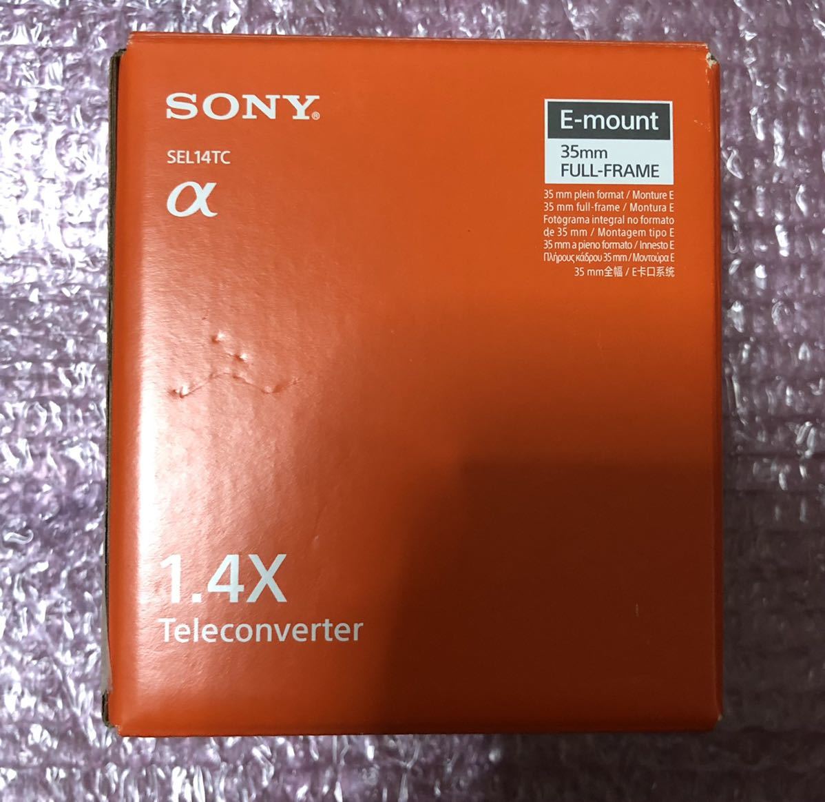 12月まで保証有り ソニー Eマウントレンズ テレコンバーター SEL14TC
