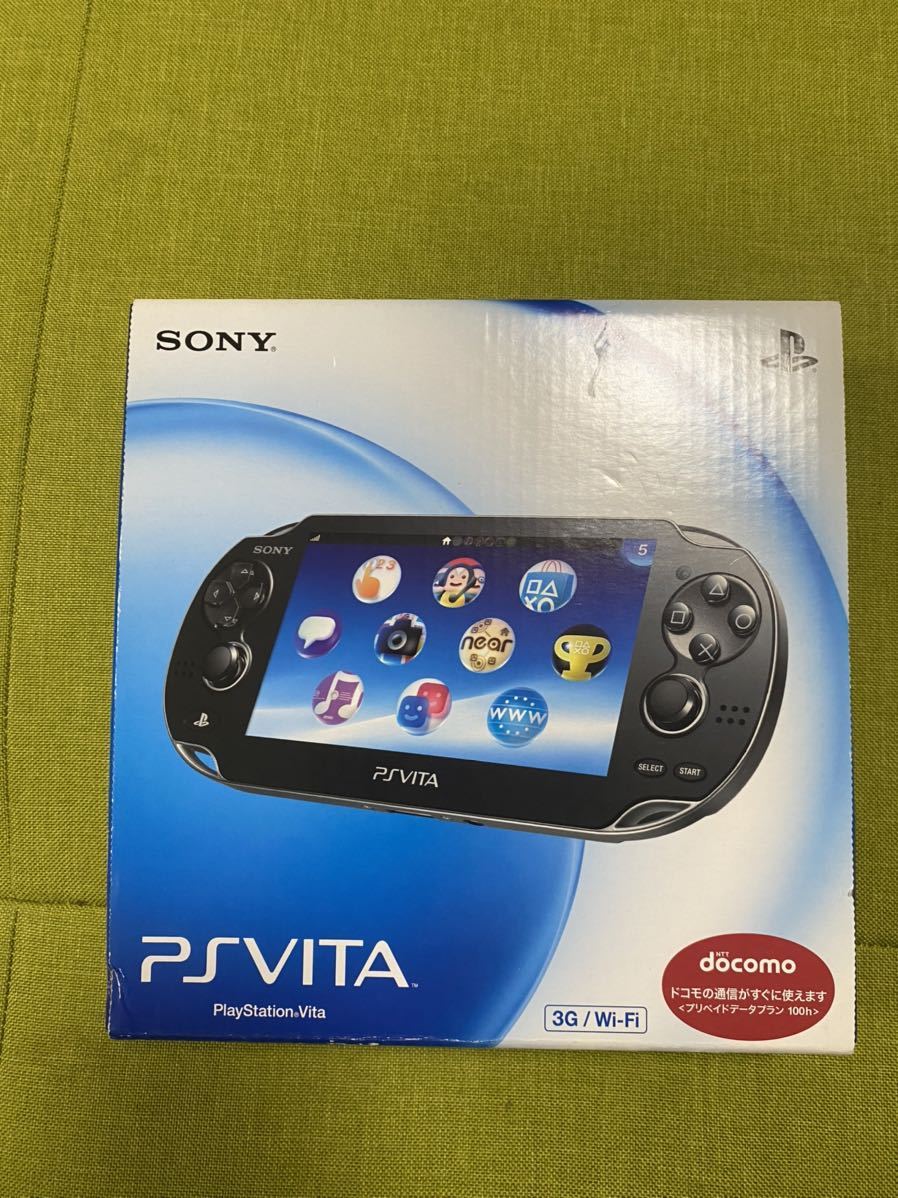 未使用品PlayStation Vita 3G/Wi-Fiモデル クリスタル・ブラック 限定版 PCH-1100AA bprsubang.com