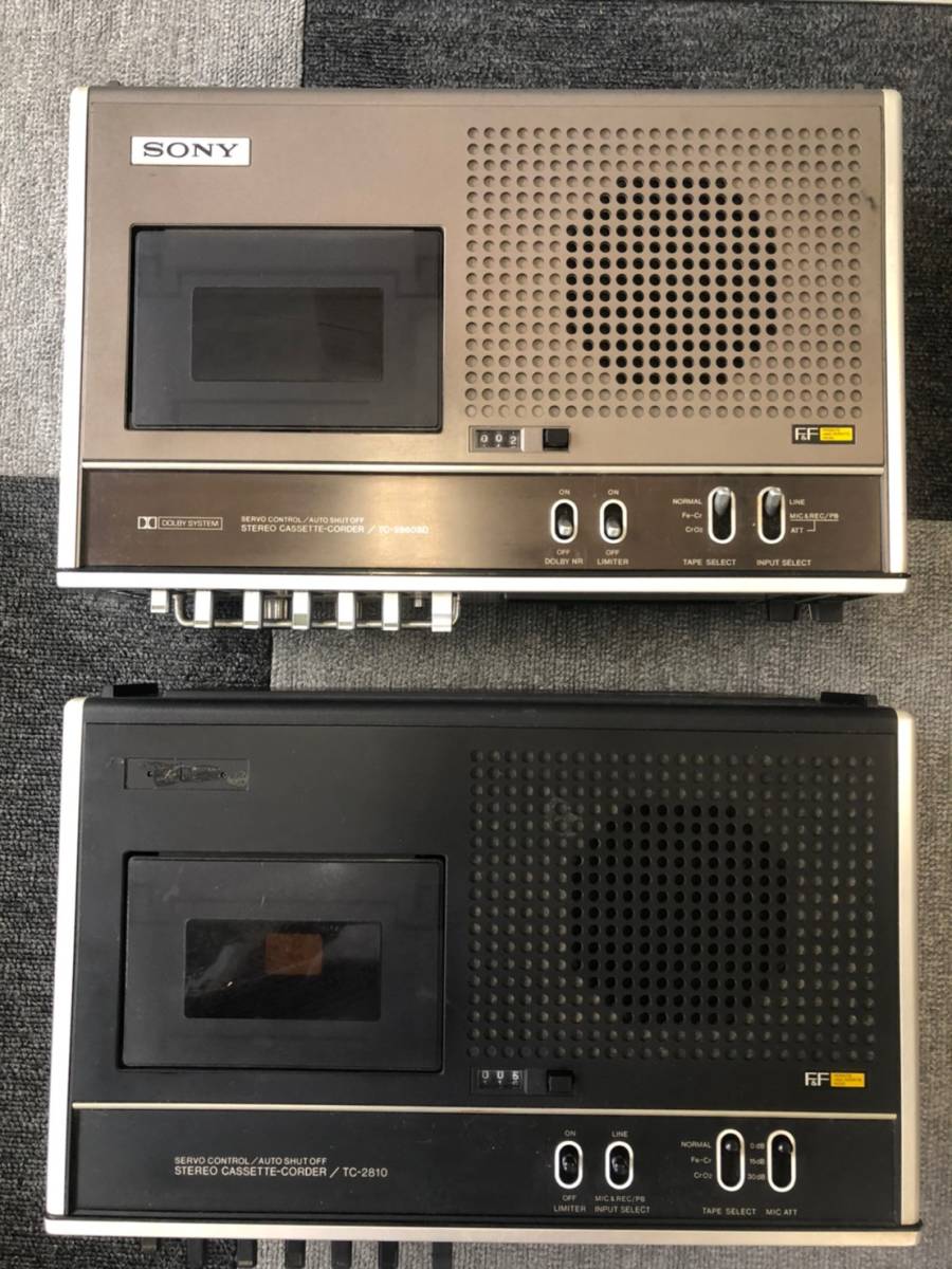 SONY ソニー テープレコーダー デンスケ TC-2860SD TC-2810