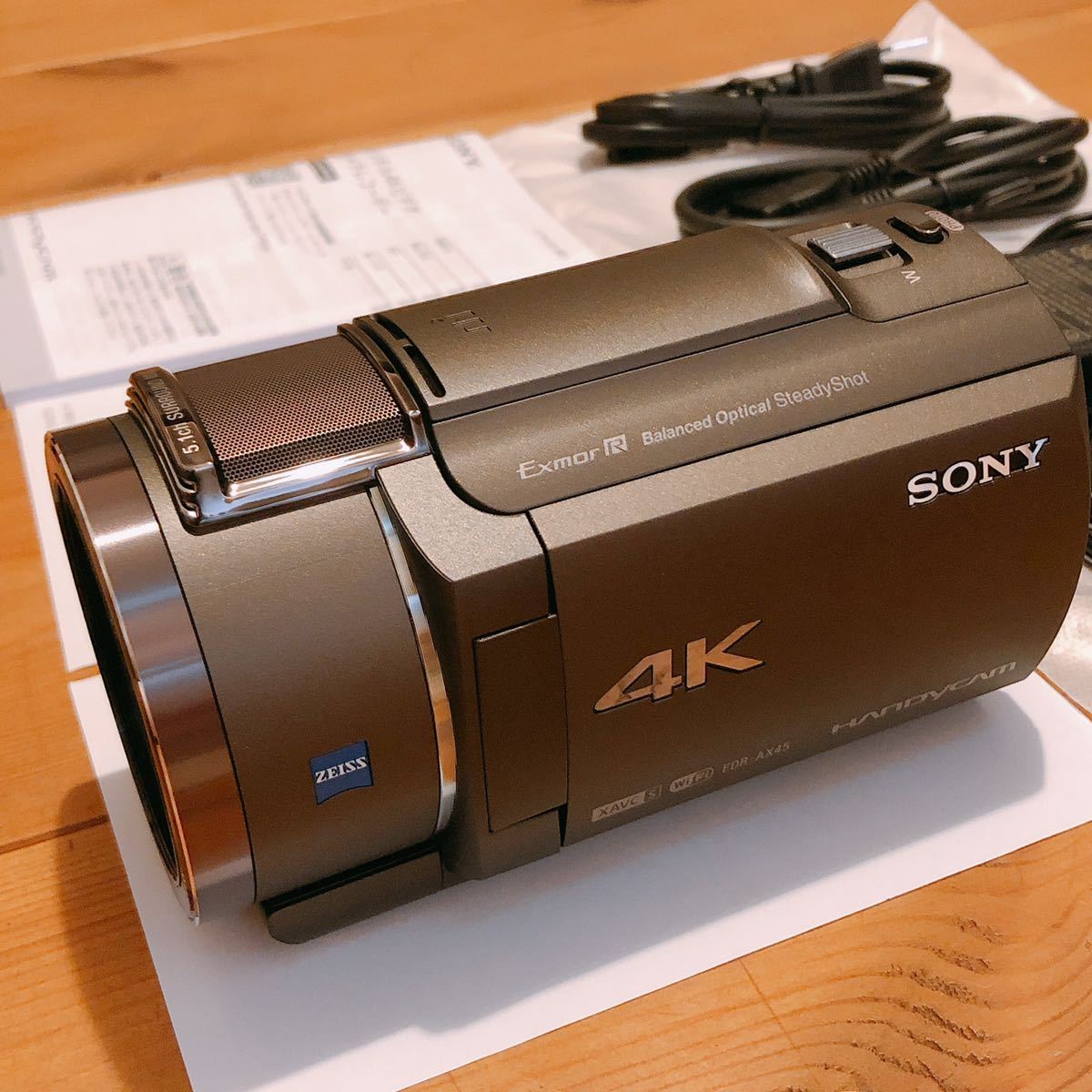 新発売】 ソニー ビデオカメラ FDR-AX45 4K 64GB 光学20倍 ブロンズ