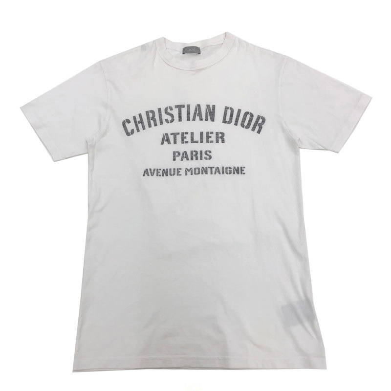 クリスチャンディオール Christian Dior 半袖Ｔシャツ ロゴ ホワイト