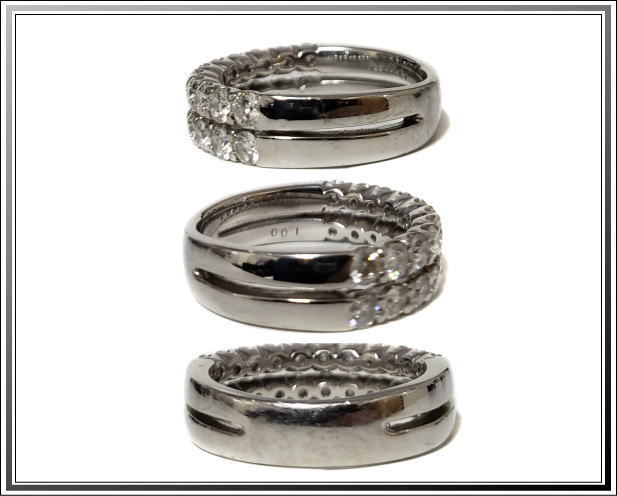 ☆Pt900 ダイヤモンドリング 1.0ct #7号 送料税込み