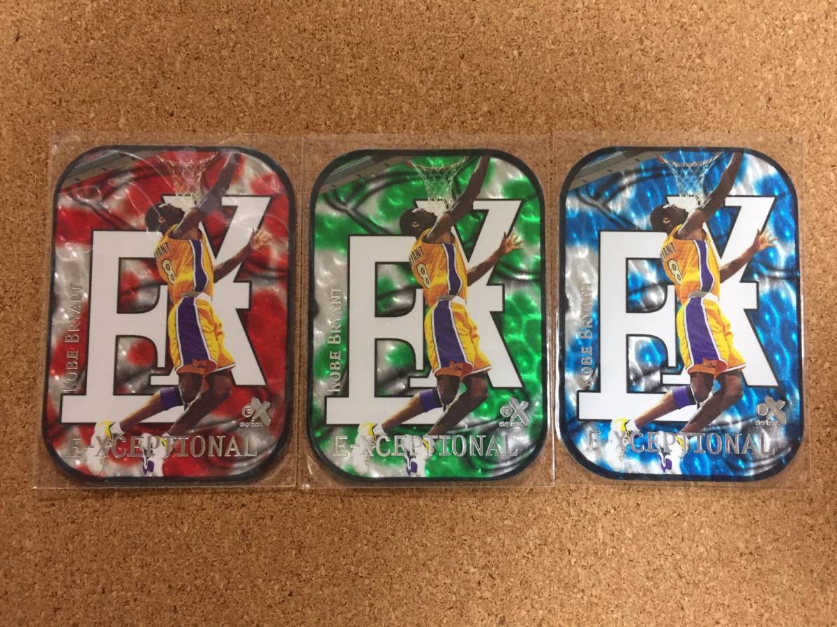 Skybox E-XCEPTIONAL ３枚セット KOBE BRYANT 424-500 100-250_画像1