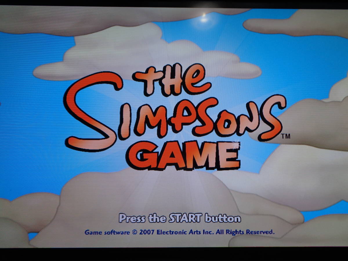 ★即決★起動画像有★　The Simpsons Game シンプソン ゲーム　海外版　PS3　ソフト　ク198　Overseas edition_画像4