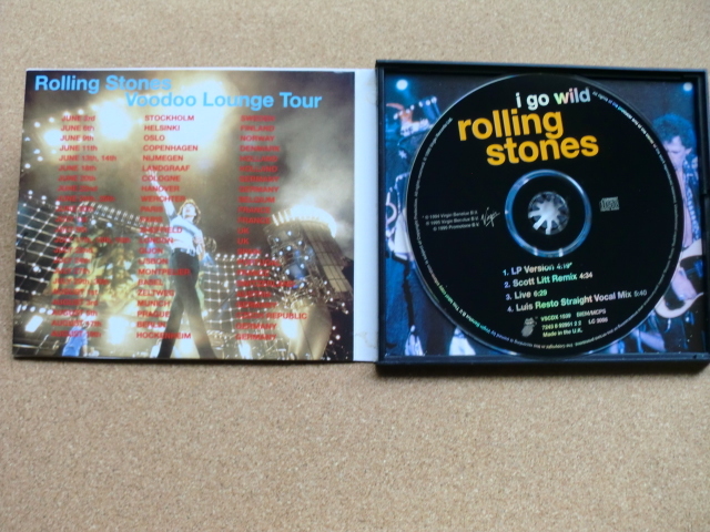 ＊【CD】ROLLING STONES／I GO WILD（VSCDX1539）（輸入盤）フォトカード4枚入り_画像3