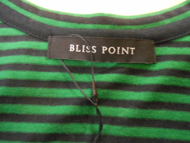 ◆BLISS POINT◆ブリスポイント◆ボーダーTシャツ◆レディース◆Lサイズ◆BP6002YGST◆未使用◆_画像3