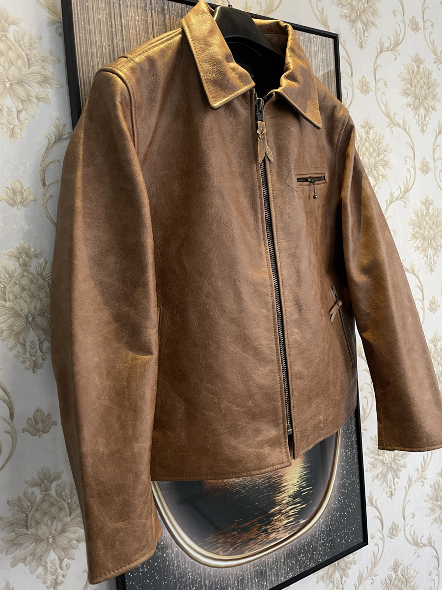 最上級EU製&定価15万◇UABONI*Paris*ユアボニ*レザージャケット