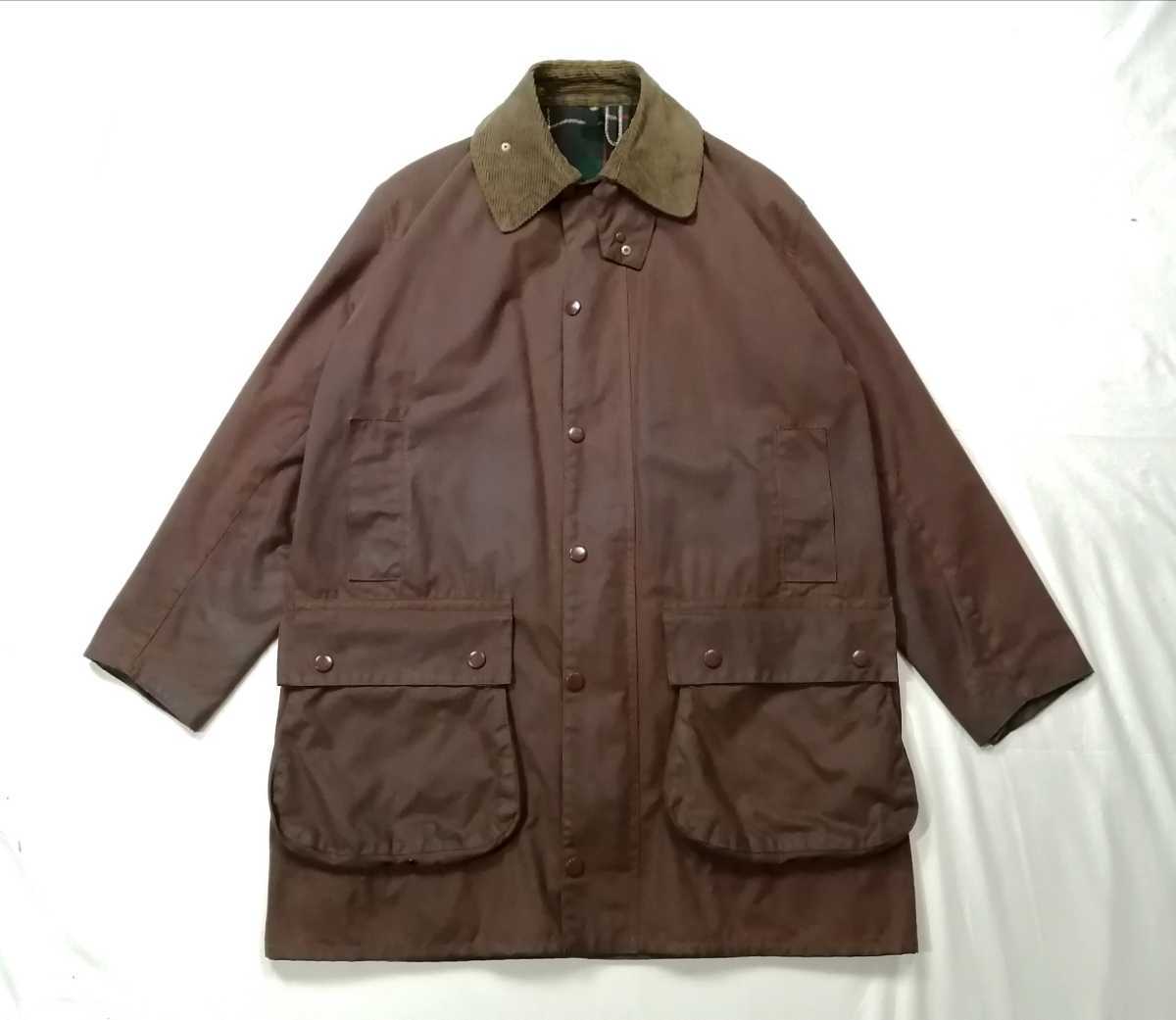 Mint◎1982 c40 BARBOUR northumbria ブラウン　1ワラント YKK棒ジップ ビンテージ　バブアー　ノーザンブリア　 1クラウン_画像1