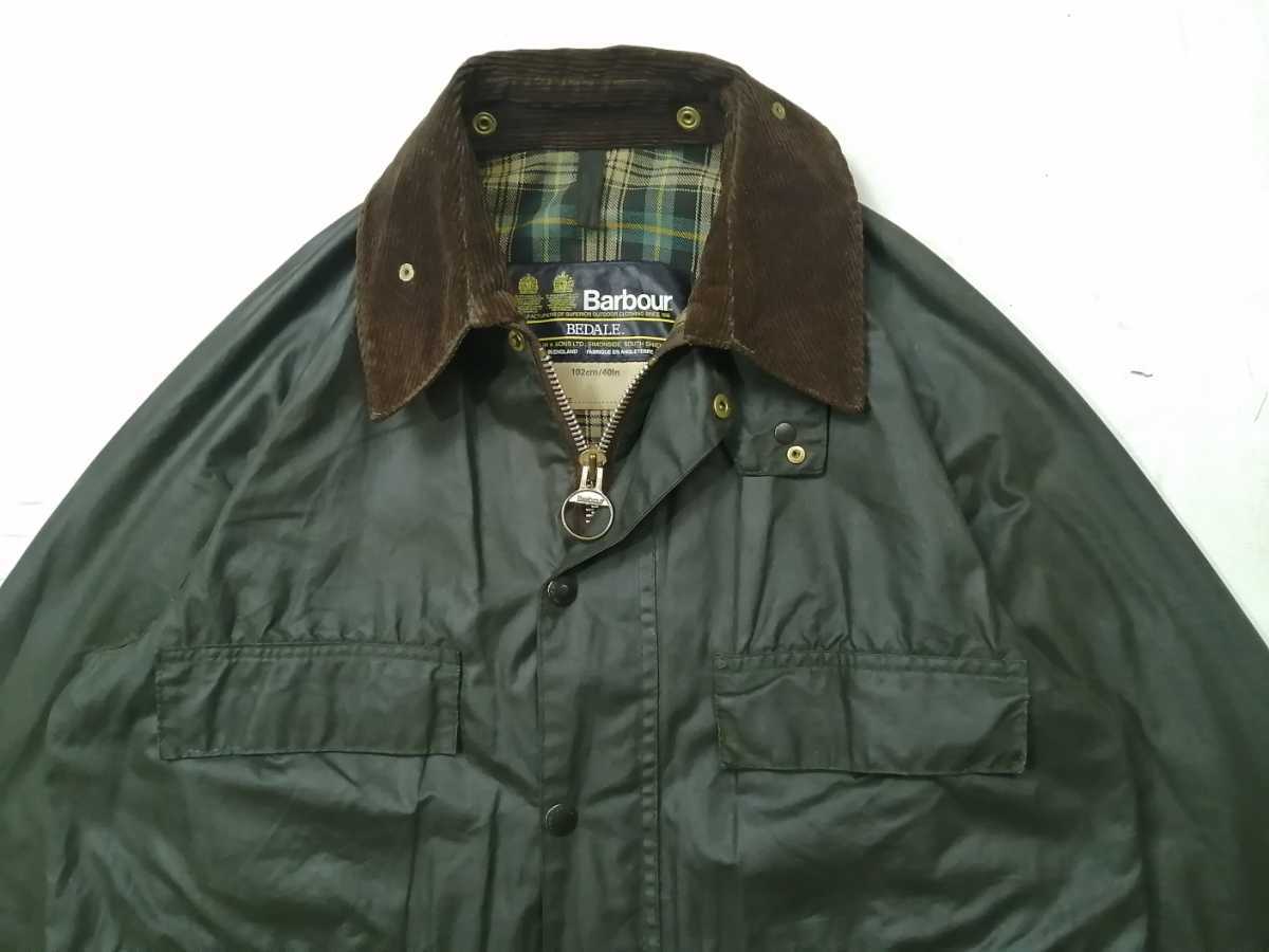 80s 1986 Barbour bedale c40 バブアー ビデイル 4ポケット 2クラウン