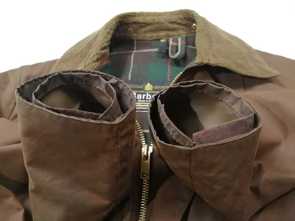 Mint 1982 c40 BARBOUR northumbria ブラウン 1ワラント YKK棒ジップ