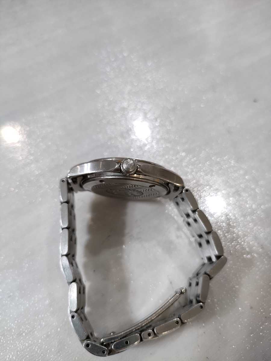 omega オメガ シーマスター 120m メンズ 腕時計 ダイバーズウォッチ sea master ブルー文字盤 電池交換済 写真あり 個人出品