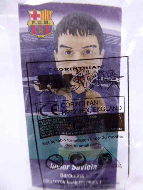  rare! unopened! soccer player figure UK Manufacturers corinthian! origin Argentina representative /FC Barcelona /. beauty technique!. large FW is bi L *sa viola!