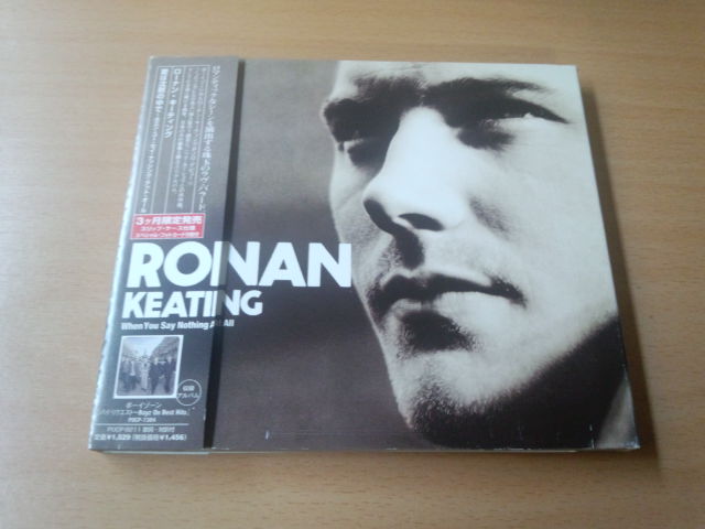 ローナン・キーティングCD「愛は沈黙の中で」RONAN KEATING初回盤_画像1