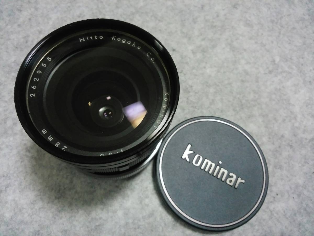生まれのブランドで kominar №262955 　1:3.5 28mm 　Nitto Kagaku カメラ　レンズ その他