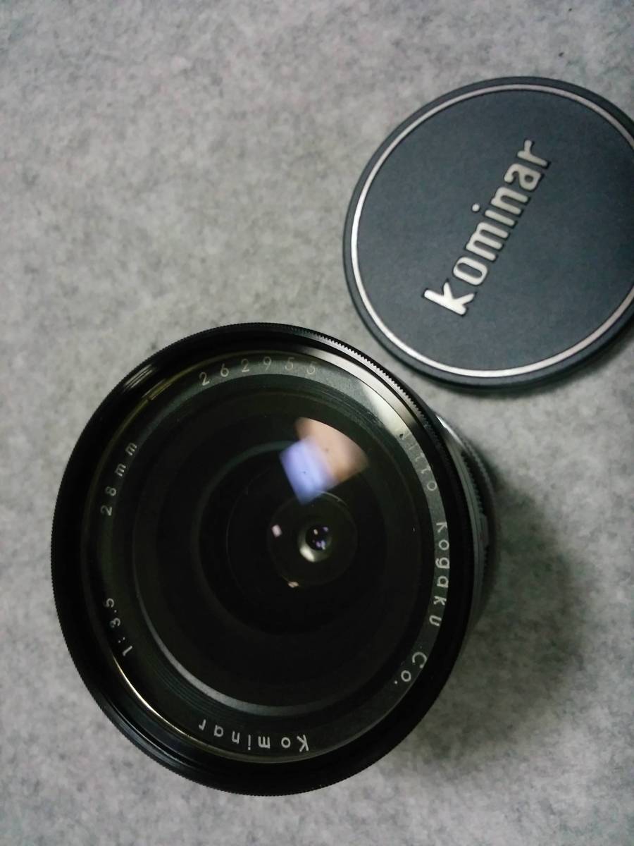 kominar №262955 　1:3.5 28mm 　Nitto Kagaku カメラ　レンズ　_画像3