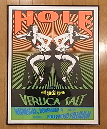 #TAZ limitation HOLE*VERUCA SALT silk screen poster 1994taz hole NIRVANA coat knee Rav niruva-nave LUKA salt 