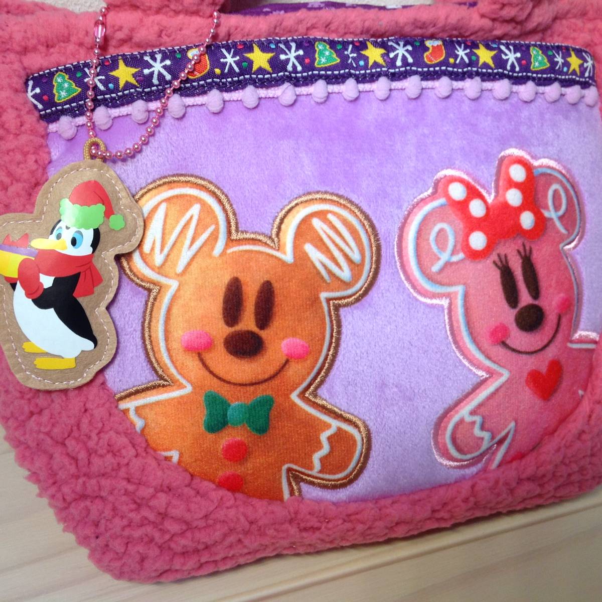  Tokyo Disney TDR Disney resort Рождество Mickey Mouse Minnie Mouse Mickey minnie Gin ja- печенье большая сумка прекрасный товар 