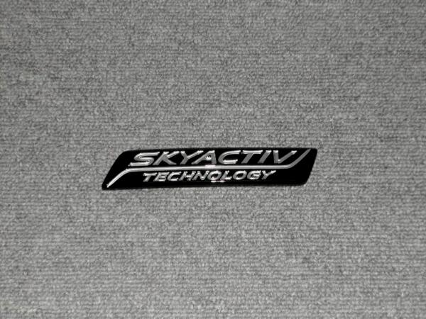 ●CX-3(旧モデル)/SKYACTIVエンブレム(グロスブラック)_画像1