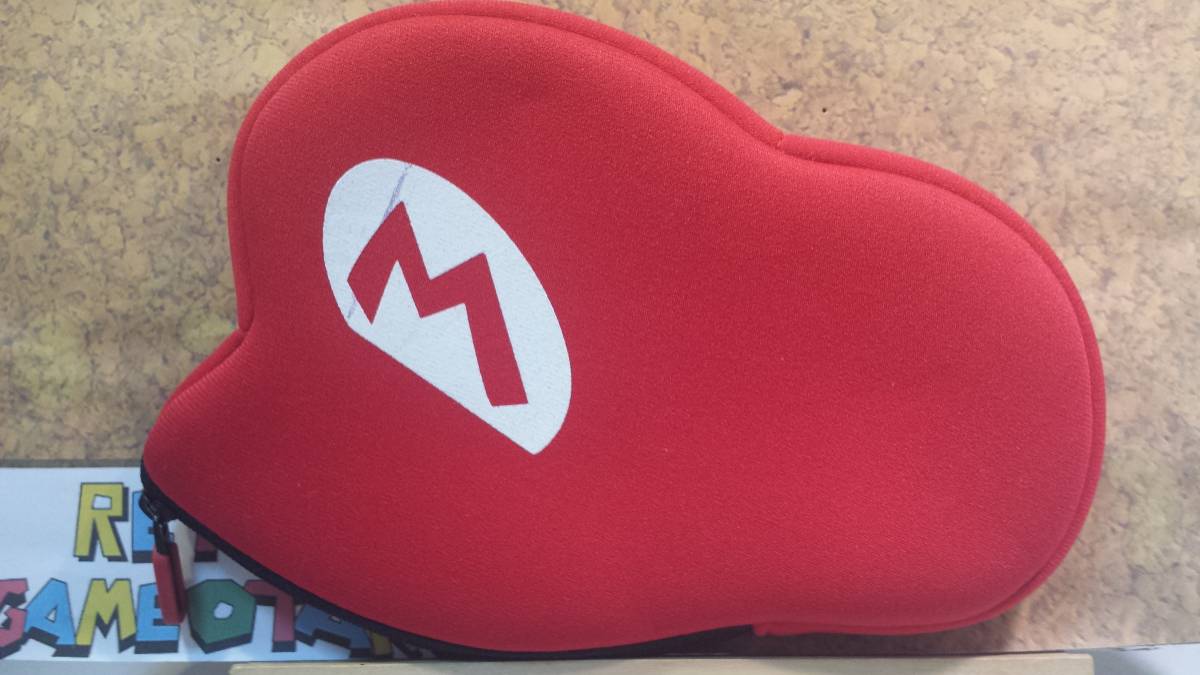 ◆DSLite 3DS クラブニンテンドー製 マリオ帽子型 小型DSシリーズ 収納ポーチ 未使用 非売品