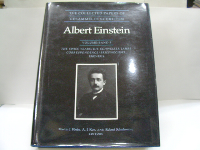 THE COLLECTED PAPERS OF GESAMMELTE SCHRIFTEN Albert Einstein VOLUME　5_画像1