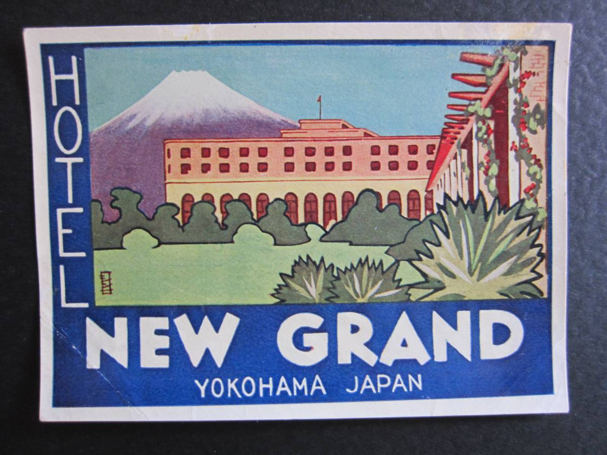  hotel label # hotel new Grand # world ....#1932 year 