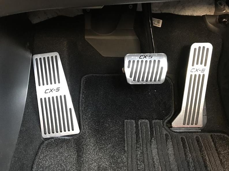  Mazda CX-5 KE series KF series one touch aluminum pedal set accelerator pedal brake pedal processing un- necessary 2 pieces set 