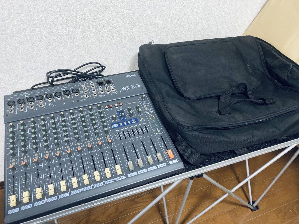 ☆動作確認済/美品☆YAMAHA( ヤマハ ) / MX12/4 ケース付き! アナログ
