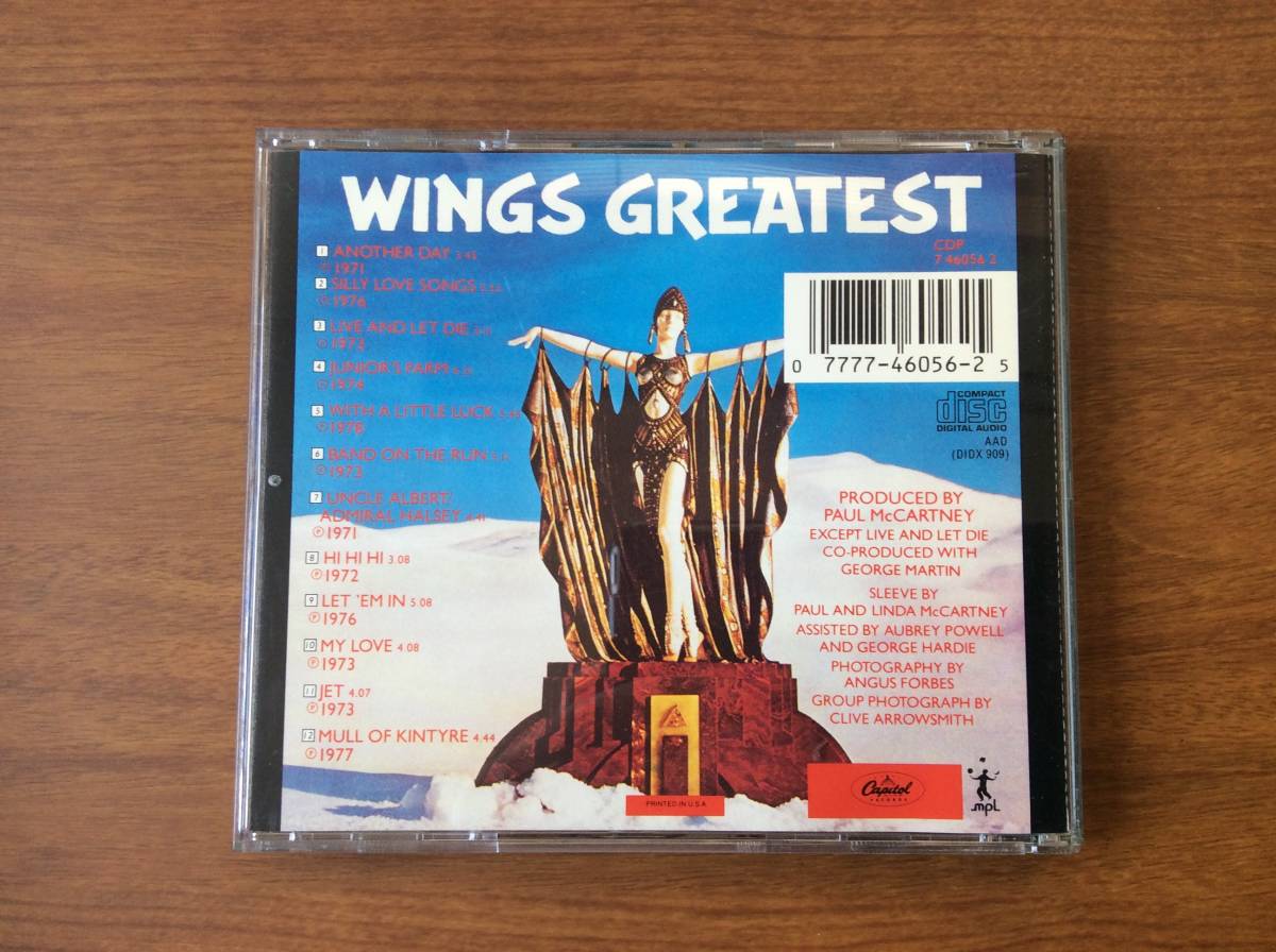 ヤフオク! - ポールマッカートニー /WINGS GREATEST/輸入盤CD