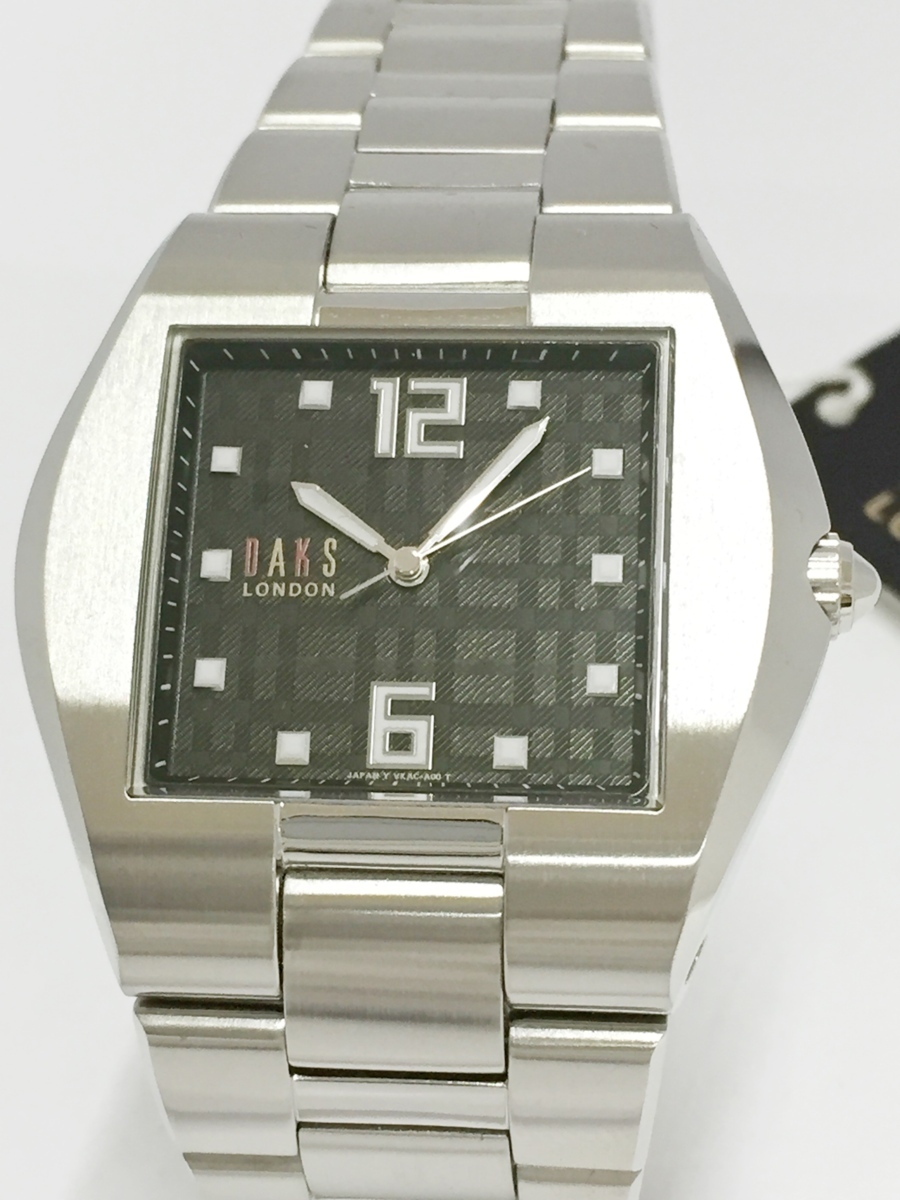100％安い DAKS/ダックス 美品!!ハウスチェックが素敵腕時計