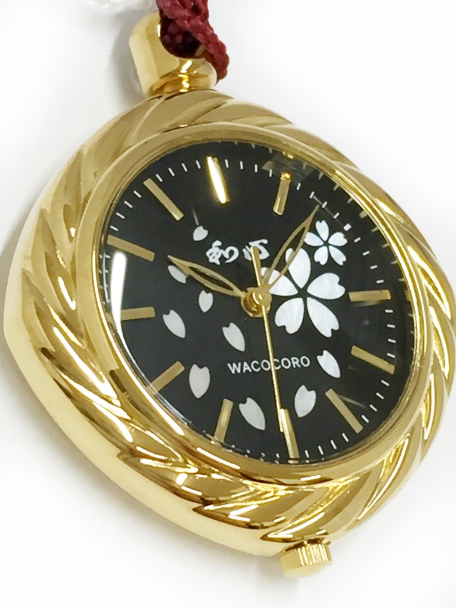  мир сердце /WACOCORO X Edo комплект шнур ( дракон ателье ) кварц карманные часы карман часы 22 позолоченный женский часы аксессуары для кимоно WA-003L-A