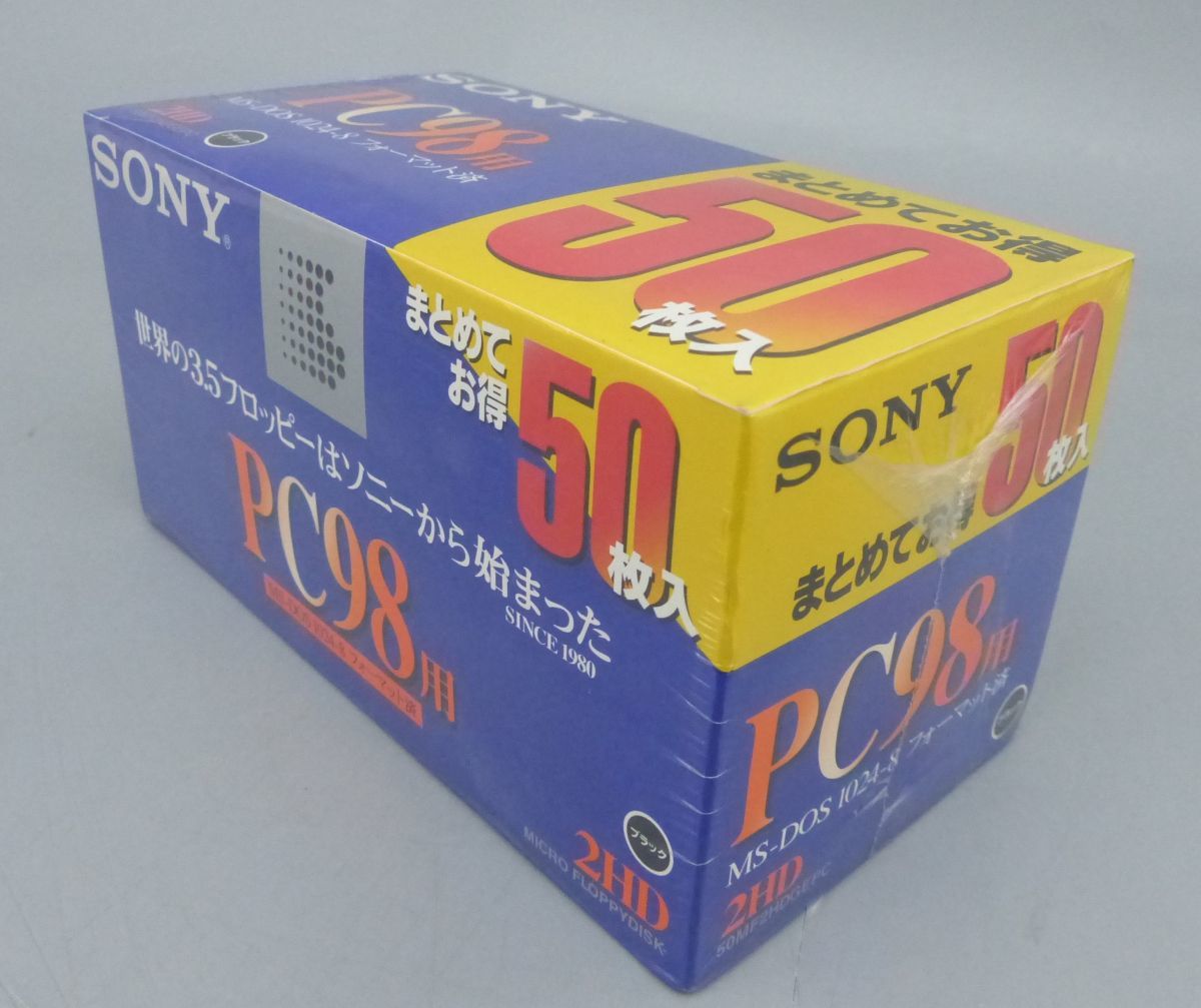 低価爆買い フロッピーディスク SONY 2HD 50MF2HDGEPC 100枚 L1F4P