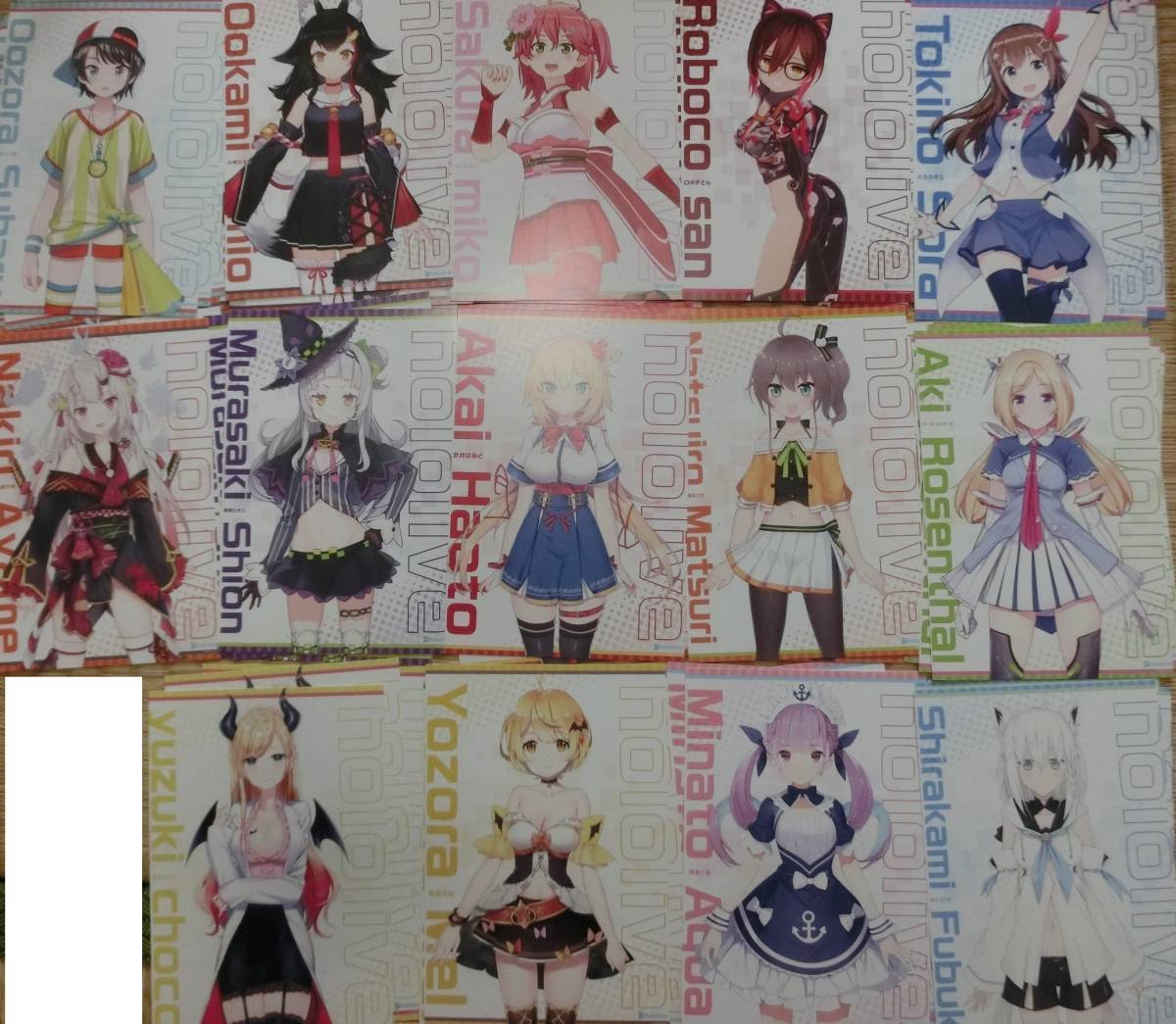 ホロライブ ポストカード さくらみこ 大空スバル 百鬼あやめ 紫 ホロライブ ポストカード さくらみこ 大空スバル 百鬼あやめ 紫
