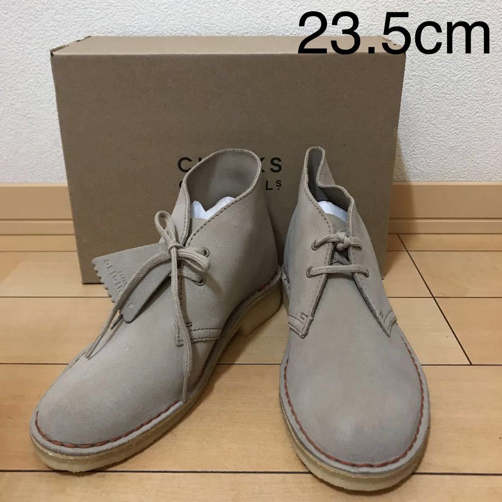 新品 25300円 クラークス Clarks レザーブーツ 23.5cm 未使用 saod suede_画像1