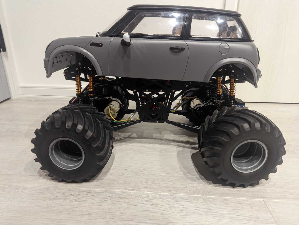 タミヤ クラッドバスター 自作シャーシ 3Dプリンタパーツ多数! タミヤ クラッドバスター 自作シャーシ 3Dプリンタパーツ多数!