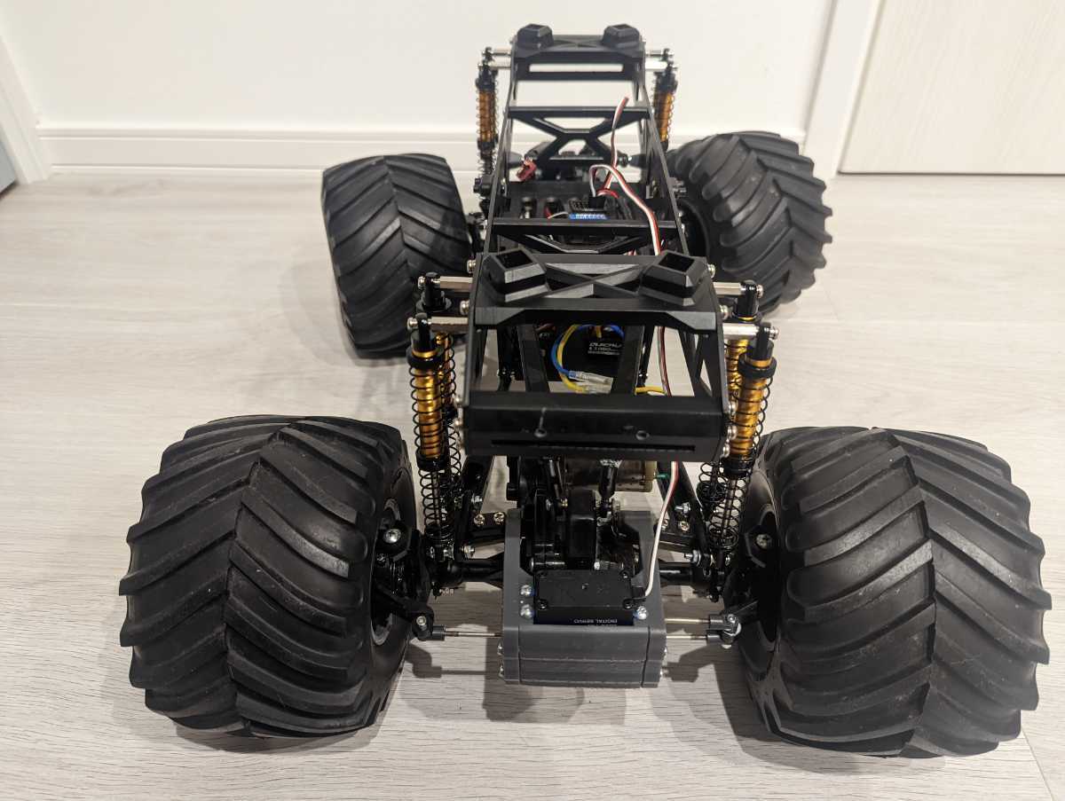 タミヤ クラッドバスター 自作シャーシ 3Dプリンタパーツ多数! タミヤ クラッドバスター 自作シャーシ 3Dプリンタパーツ多数!