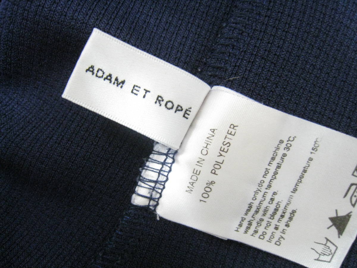 ADAM ET ROPE'■アダムエロペ AER 半袖 プルオーバー カットソー トップス レディース サイズ38 ネイビーの画像5