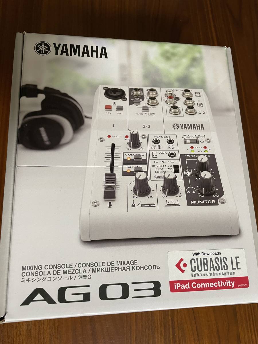 新品◇ヤマハ YAMAHA/AG03/ウェブキャスティングミキサー オーディオ